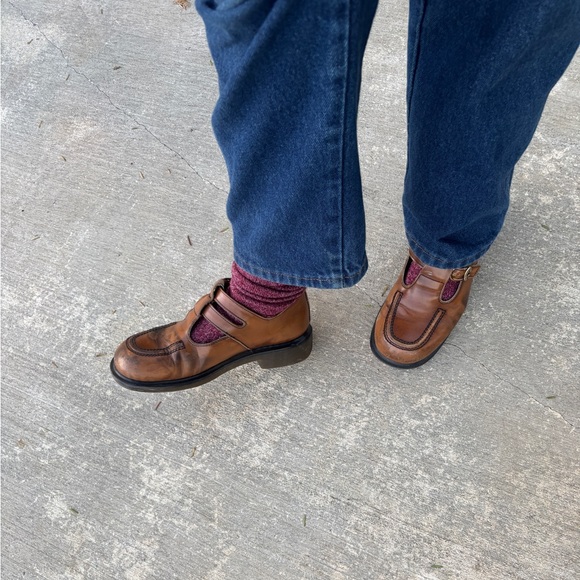 Vintage Dr. Martens ~ 90s Caramel Mary Janes - Picture 2 of 9